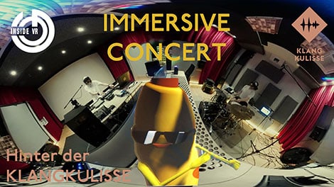 C.O.R.N. VR Konzert bei uns im Studio